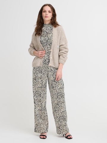 ICHI Wide Leg Hose 'IHKATE' in Weiß