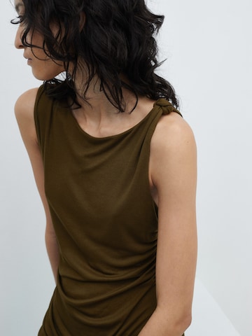 MANGO Dress 'Cacao' in Green