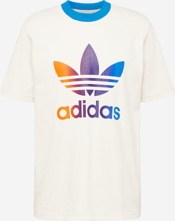ADIDAS ORIGINALS T-Shirt 'Adicolor 70S Premium Trefoil' in Weiß: predná strana