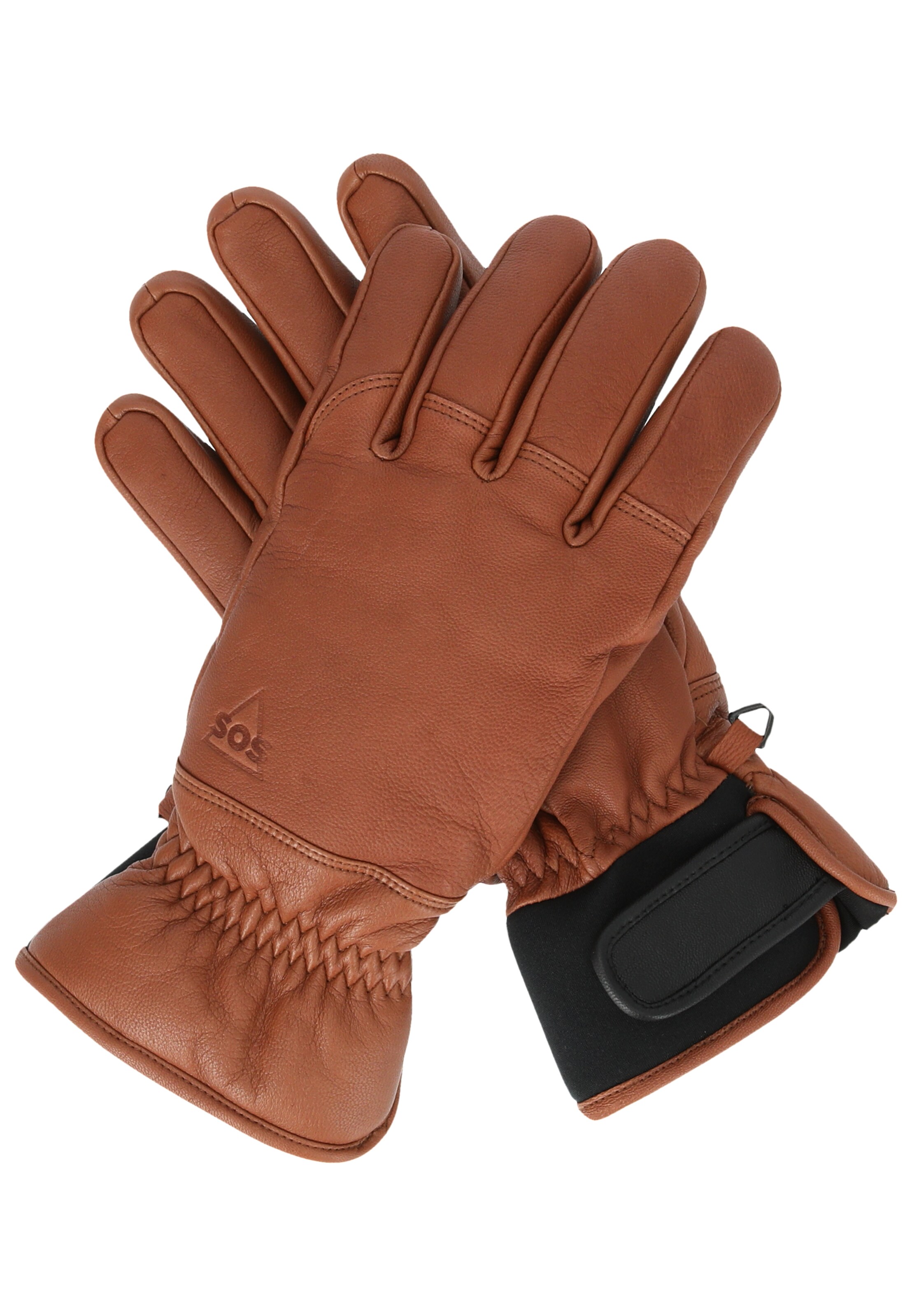 SOS Handschuhe 'Stoneham' in Braun