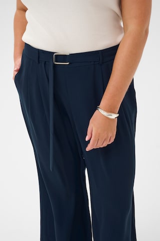 KAFFE CURVE Loosefit Hose 'KCIlia' in Blau