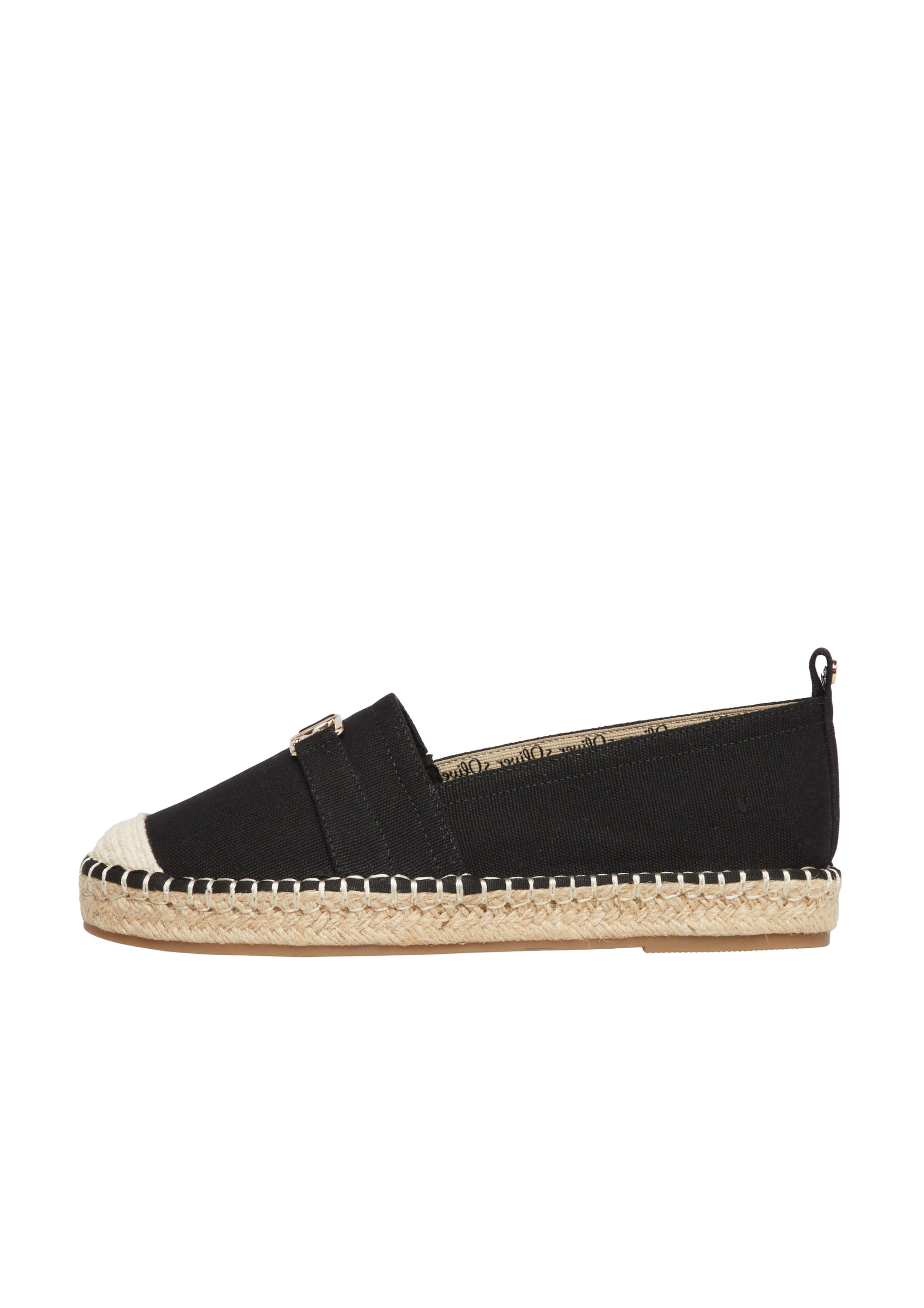 s.Oliver Slip-ons in Black: front