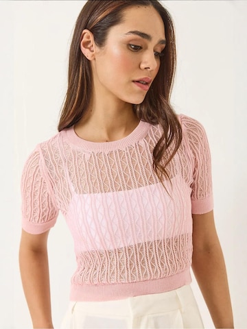Bianco LucciTop 'Crop Top' - roza boja: prednji dio