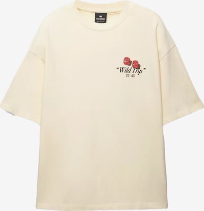 Pull&Bear Majica 'FLORIDA' u akvamarin / crvena / crna / bijela, Pregled proizvoda