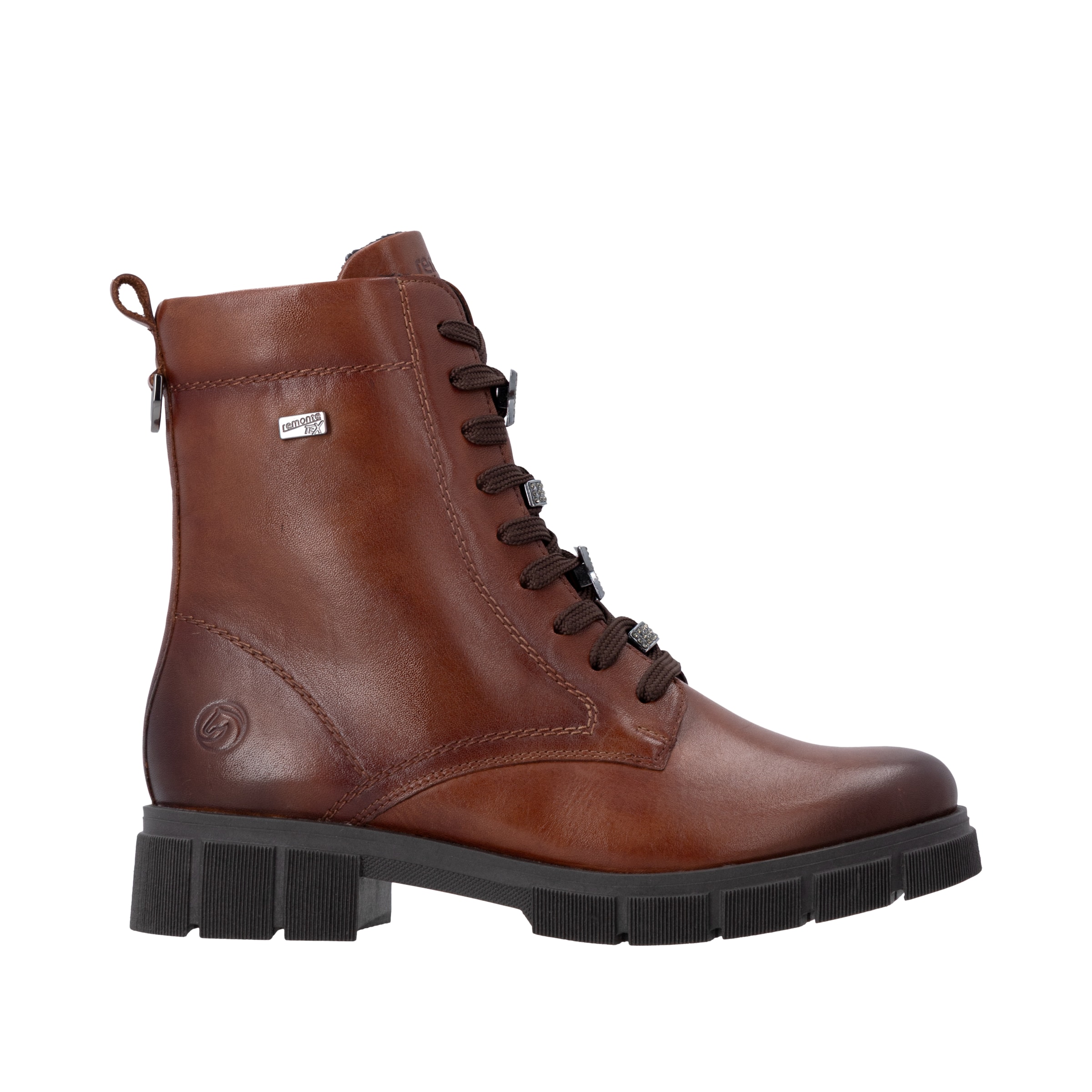 Bottines à lacets REMONTE en marron
