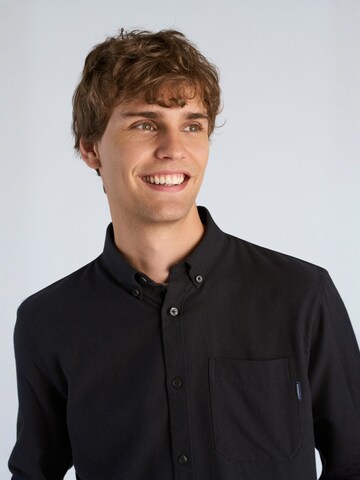 Regular fit Camicia di Lindbergh in nero