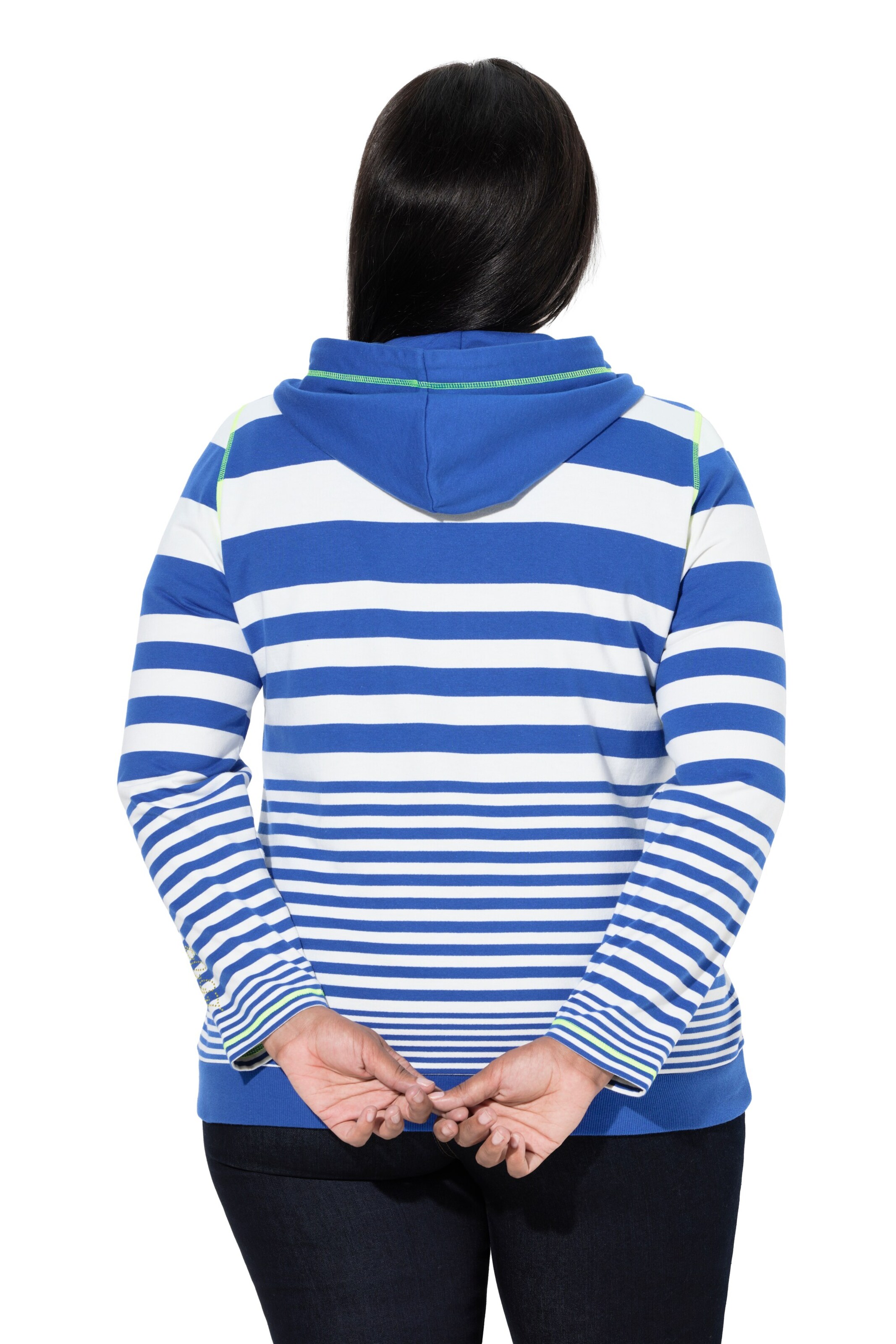 Ulla Popken Sweat jacket in Blue