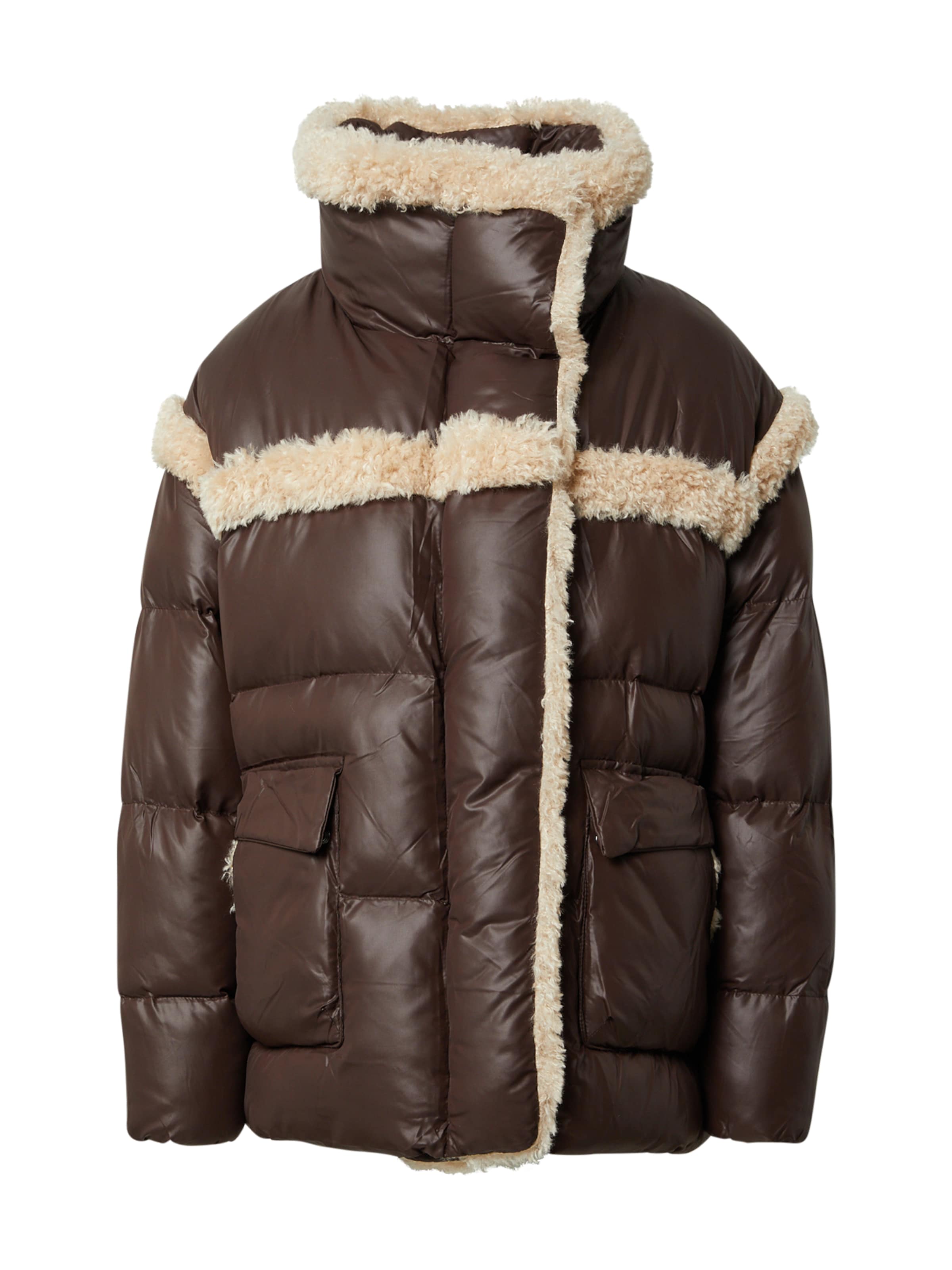 Urban Code Jacke in Braun: Vorderseite