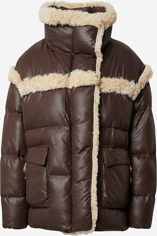 Veste d’hiver Urban Code en marron : devant