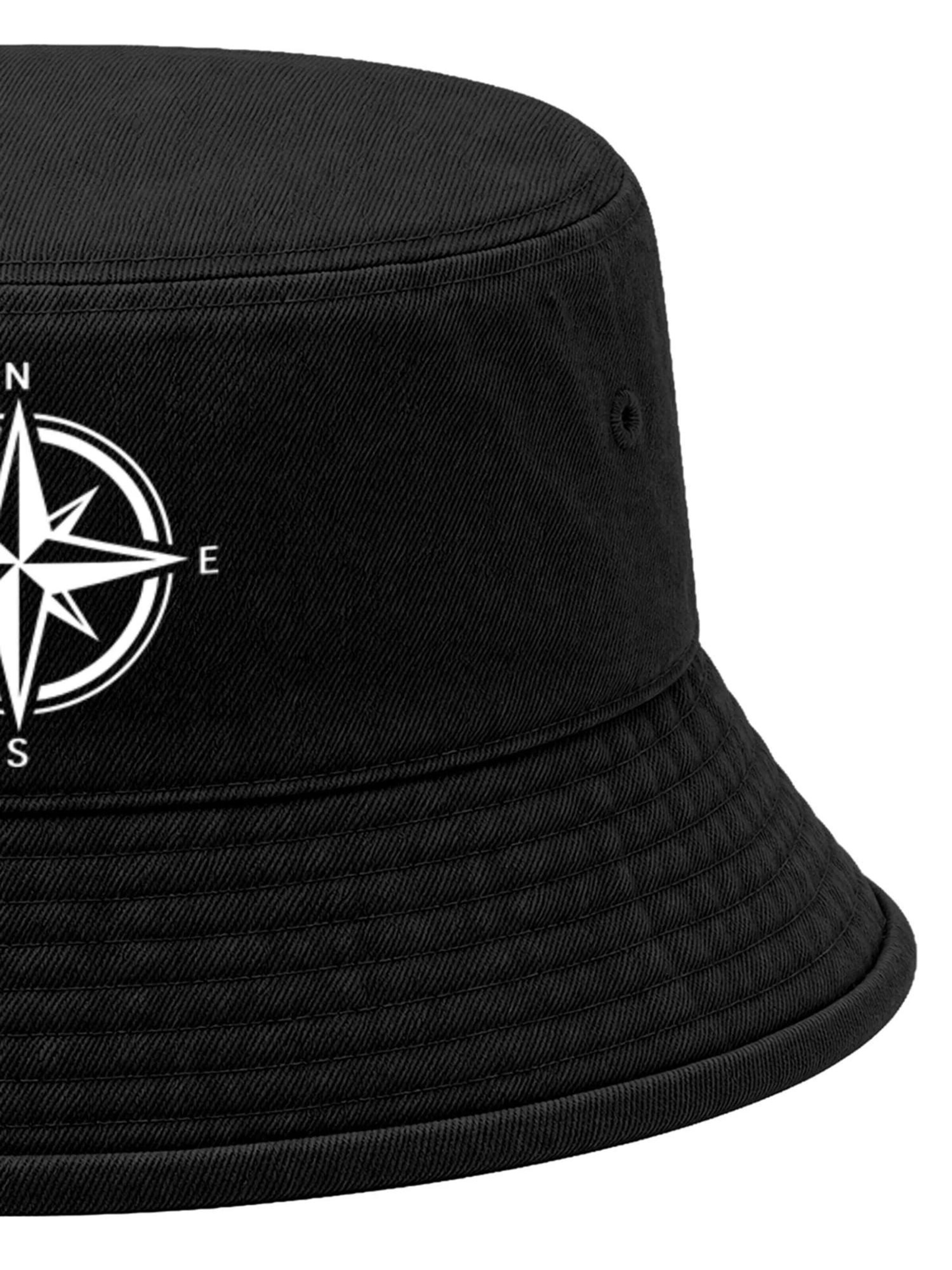 Neverless Hat 'Kompass' in Black