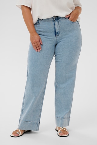 KAFFE CURVE Regular Jeans 'KCMalia' in Blau: Vorderseite
