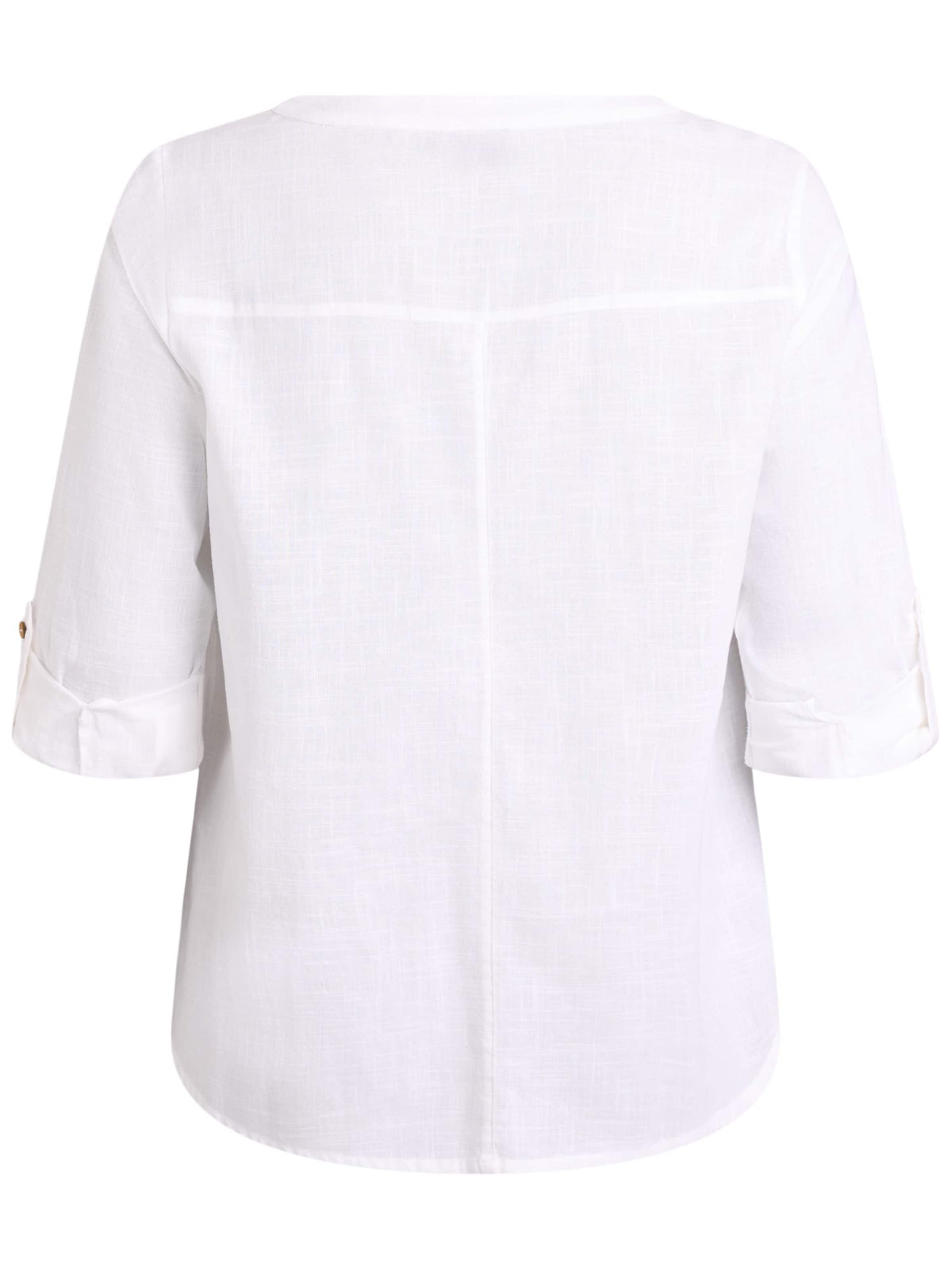 Camicia da donna 'CANanna' di Zizzi in bianco