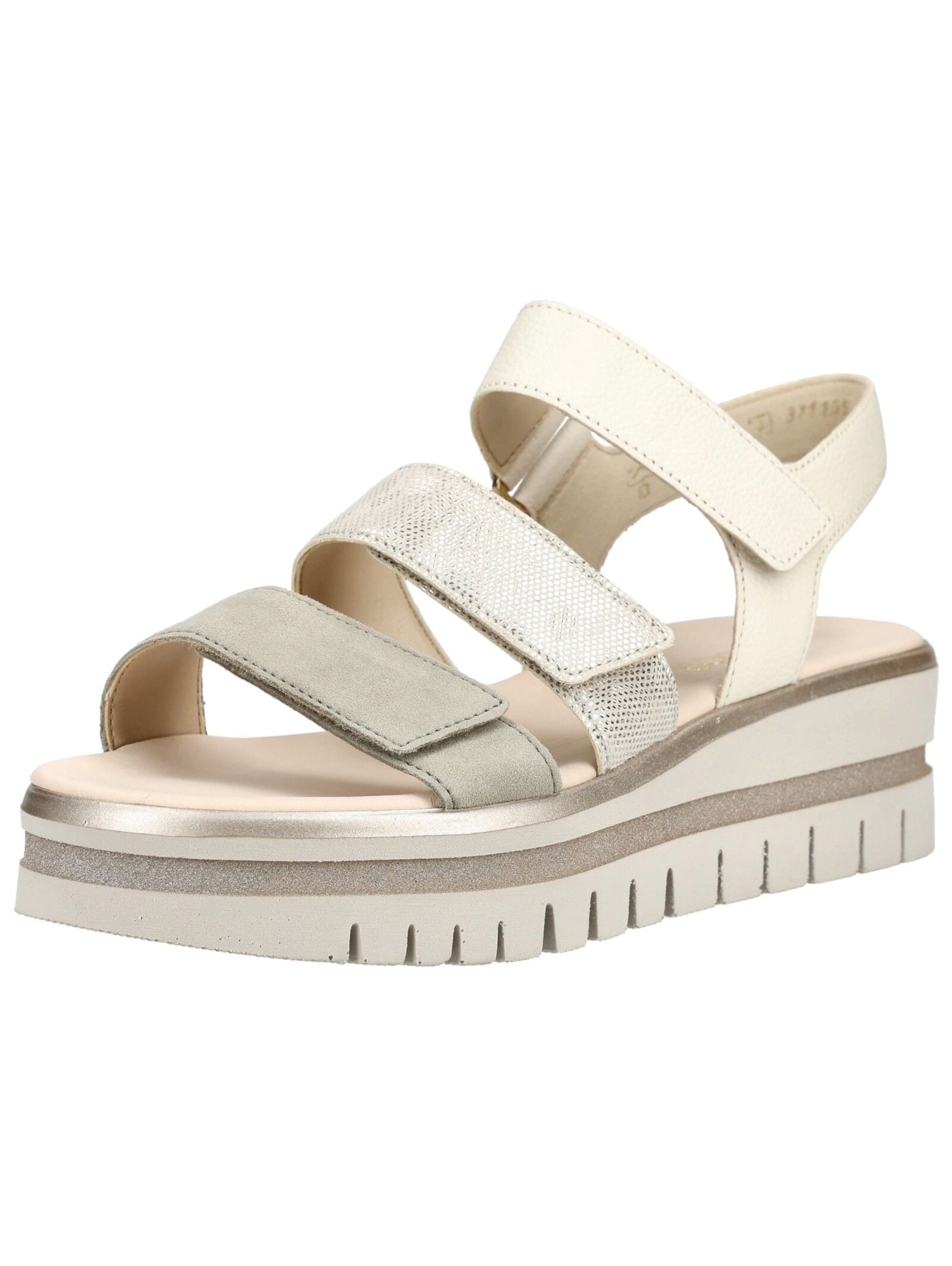 Sandalo con cinturino di GABOR in bianco: frontale