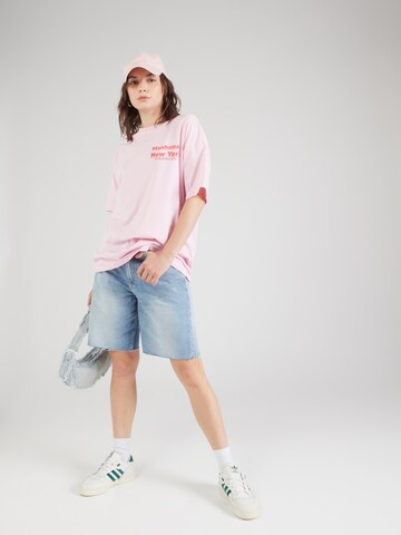 PIECES T-Shirt 'SKYLAR' in Pink