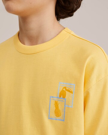 WE Fashion Футболка в Желтый