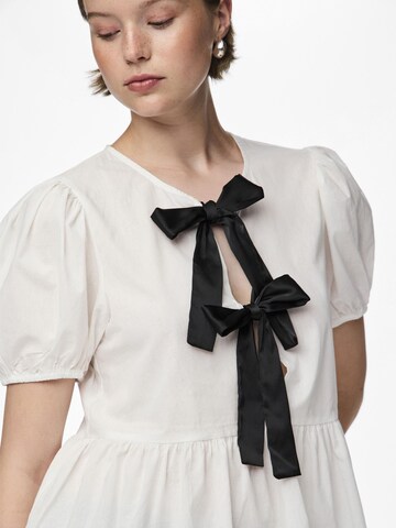 Chemisier 'GOLLY' PIECES en blanc