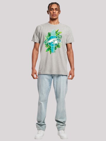 F2 Shirt 'Tropical Surfboards Sommer' in Grey