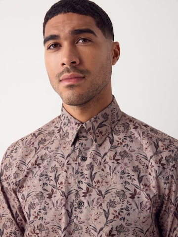 Coupe regular Chemise Next en marron