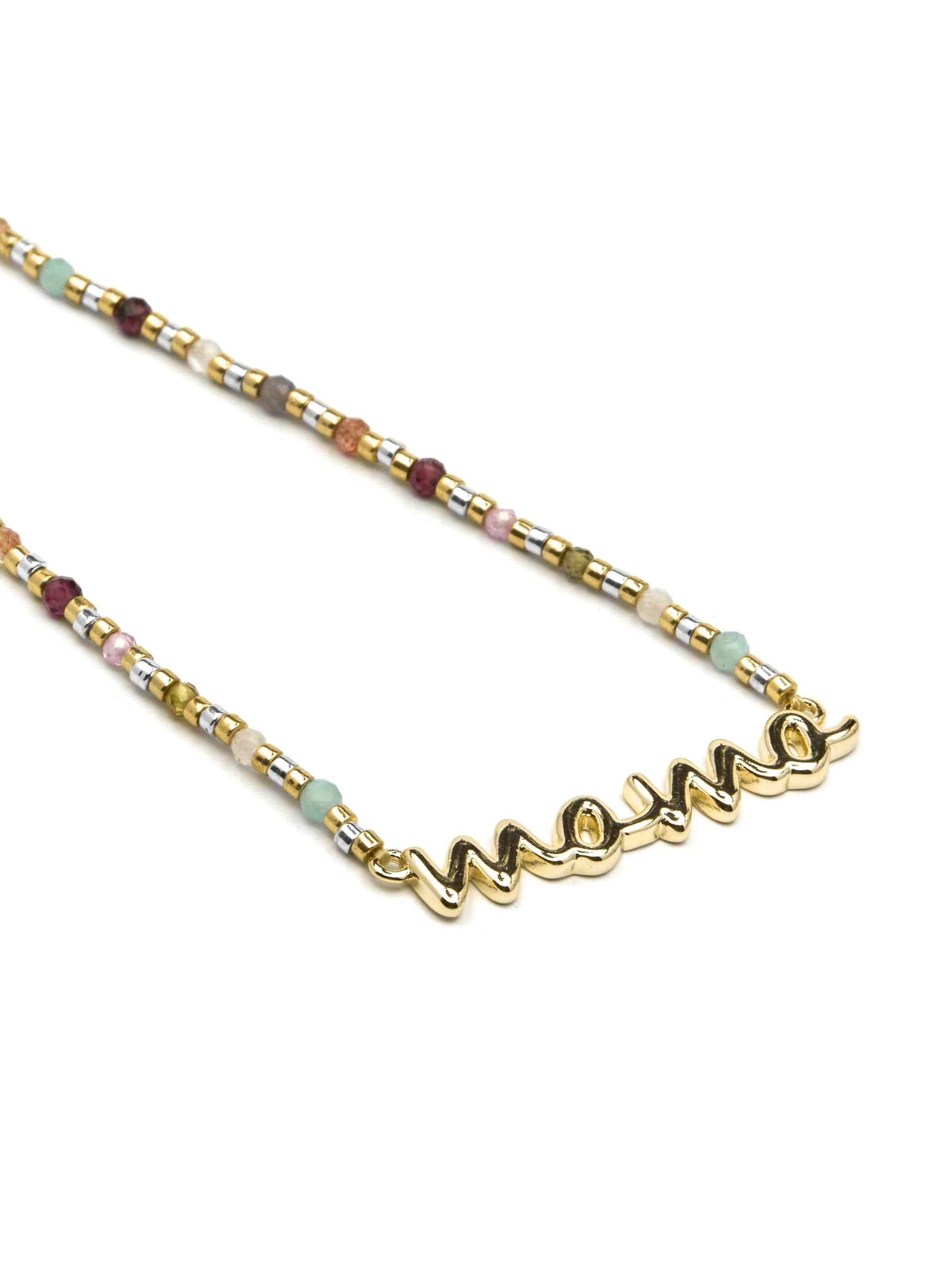 Luxenter Kette 'Mama'‌‌‌ in Mischfarben
