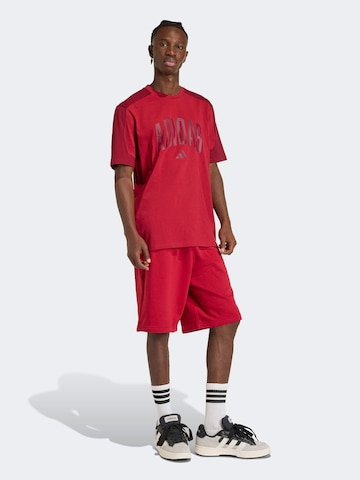 ADIDAS SPORTSWEAR Koszulka funkcyjna 'COLLEGIATE' w kolorze czerwony: przód