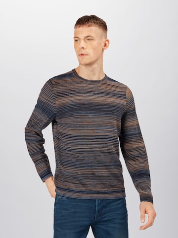 Regular fit Pullover di OLYMP in marrone: frontale