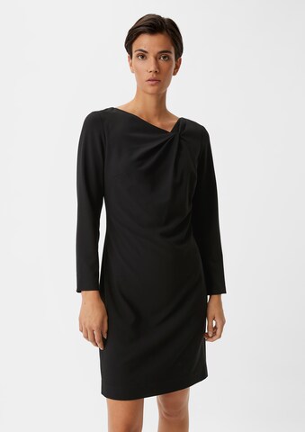 Robe COMMA en noir : devant