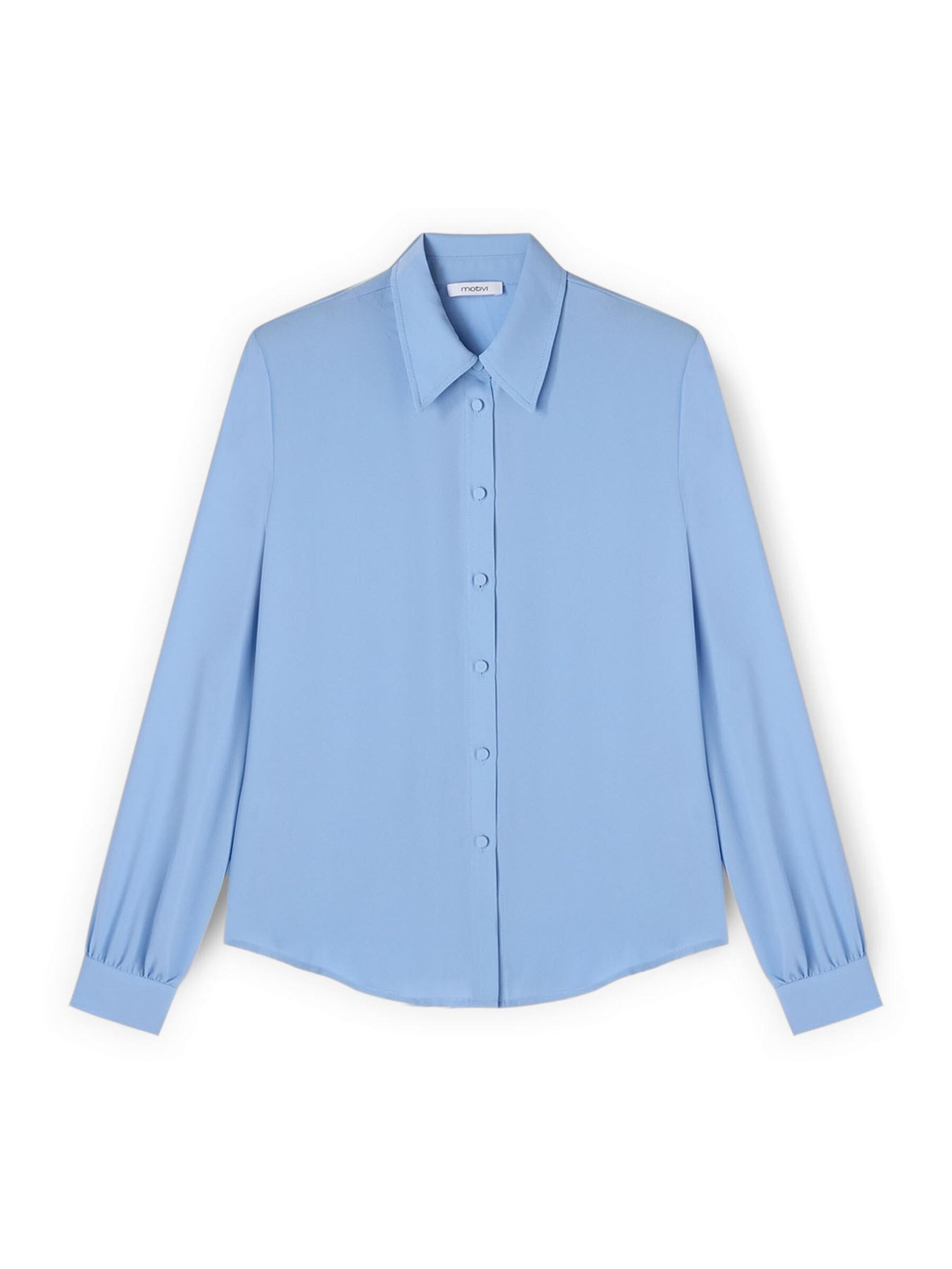MOTIVI Bluse‌‌‌‌‌‌‌‌‌‌ in Blau: Vorderseite
