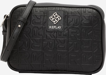 REPLAY Crossbody Bag in Black: front