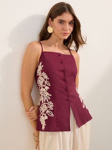 Camicia da donna di Friends Like These in rosso