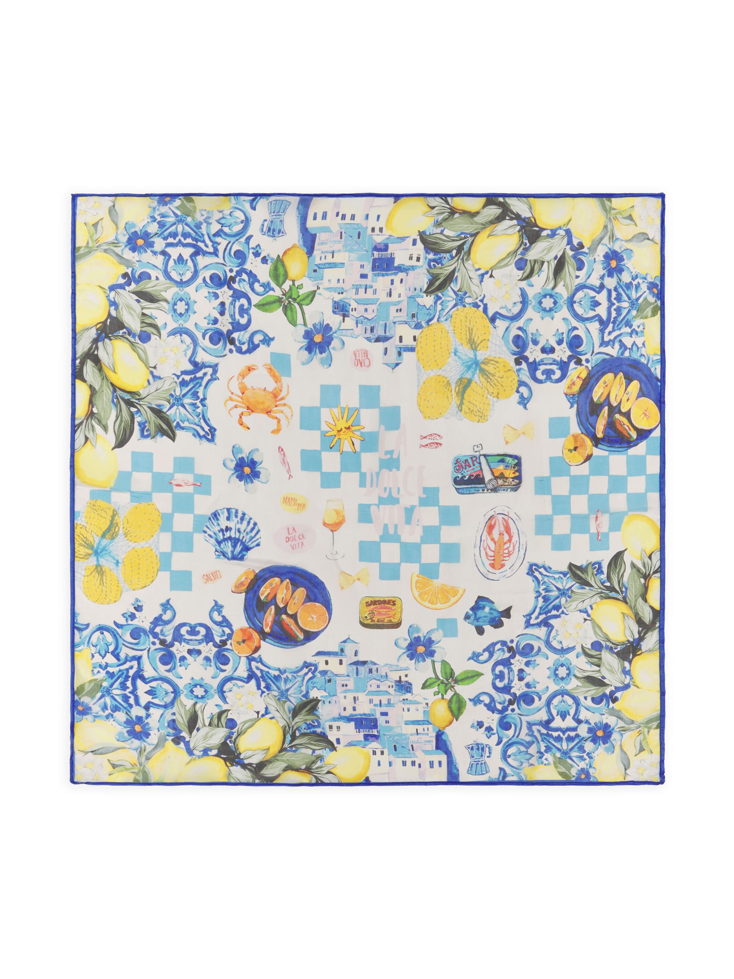 Foulard CODELLO en bleu