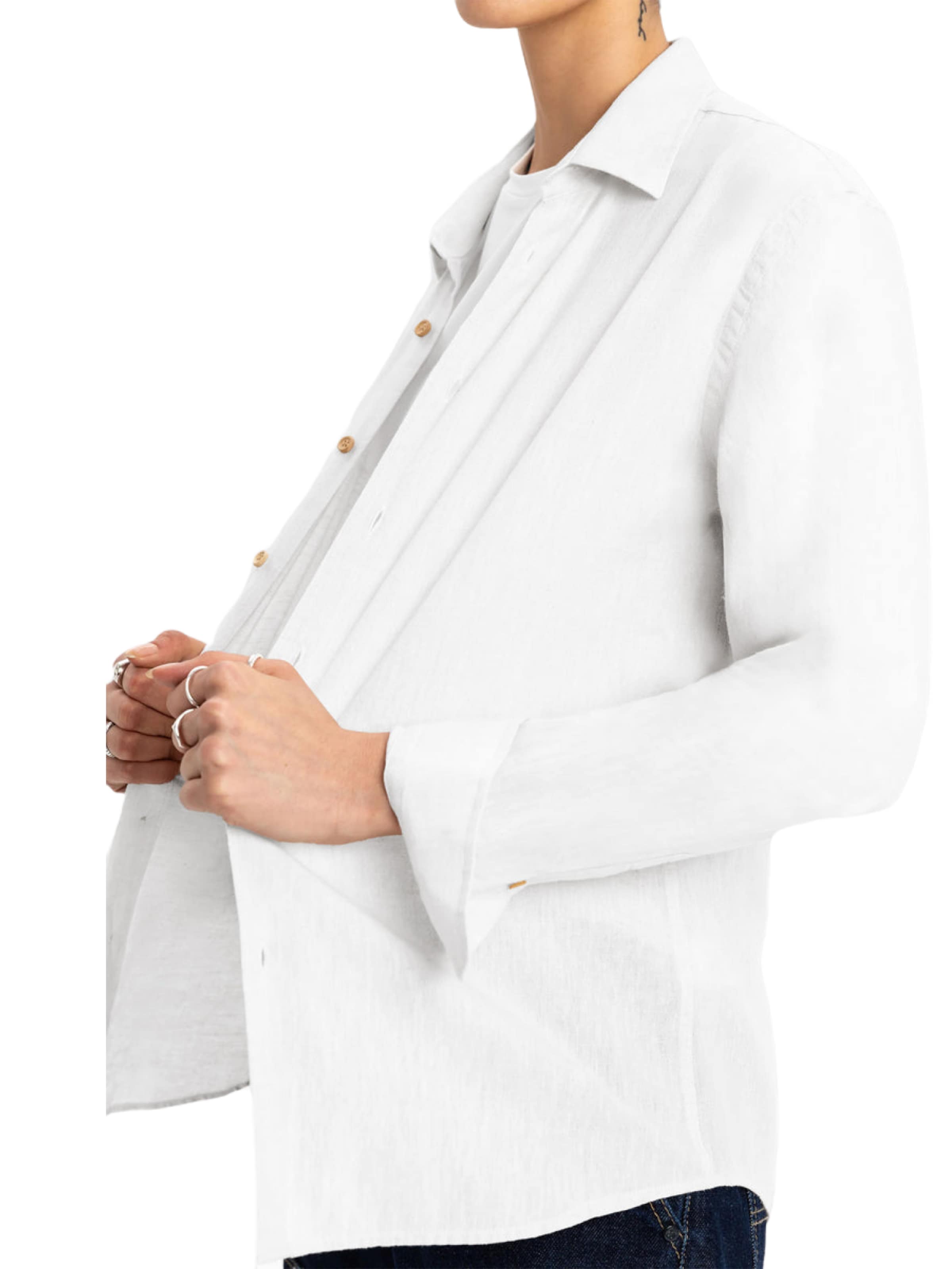 UNIQVIBE Bluse in Weiß