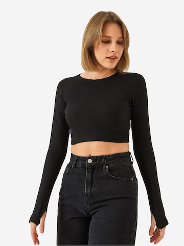 T-shirt Bianco Lucci en noir