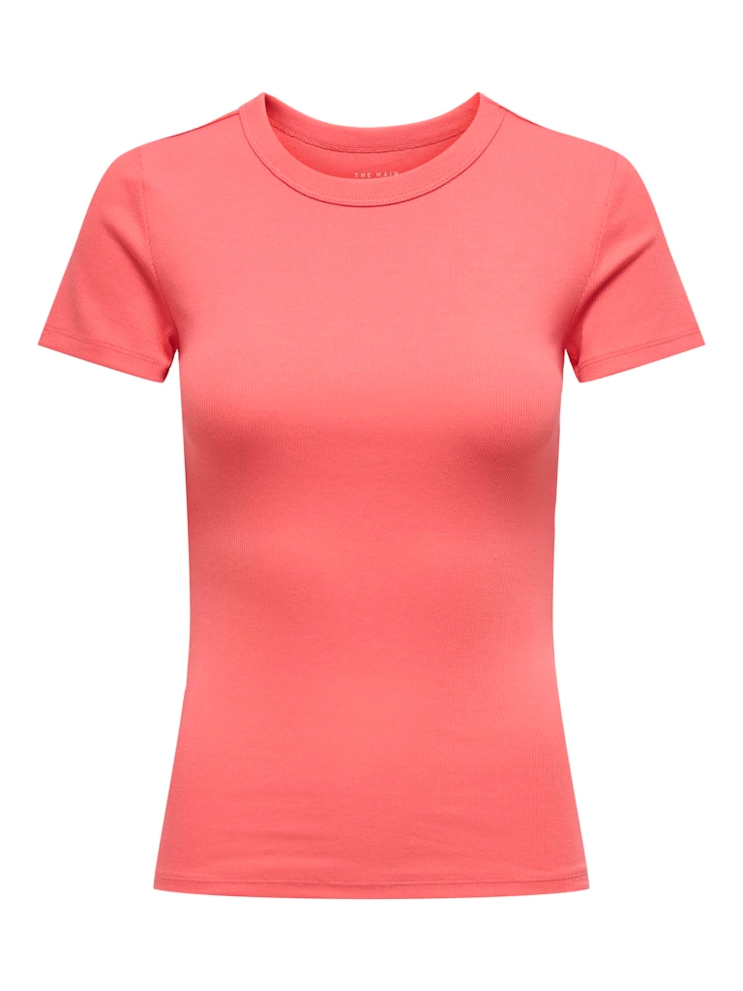 ONLY Футболка 'ONLEASY' в Красный: спереди