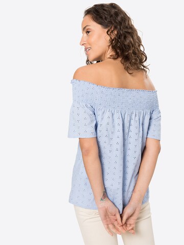 ONLY Blouse 'NEW SHERY' in Blauw