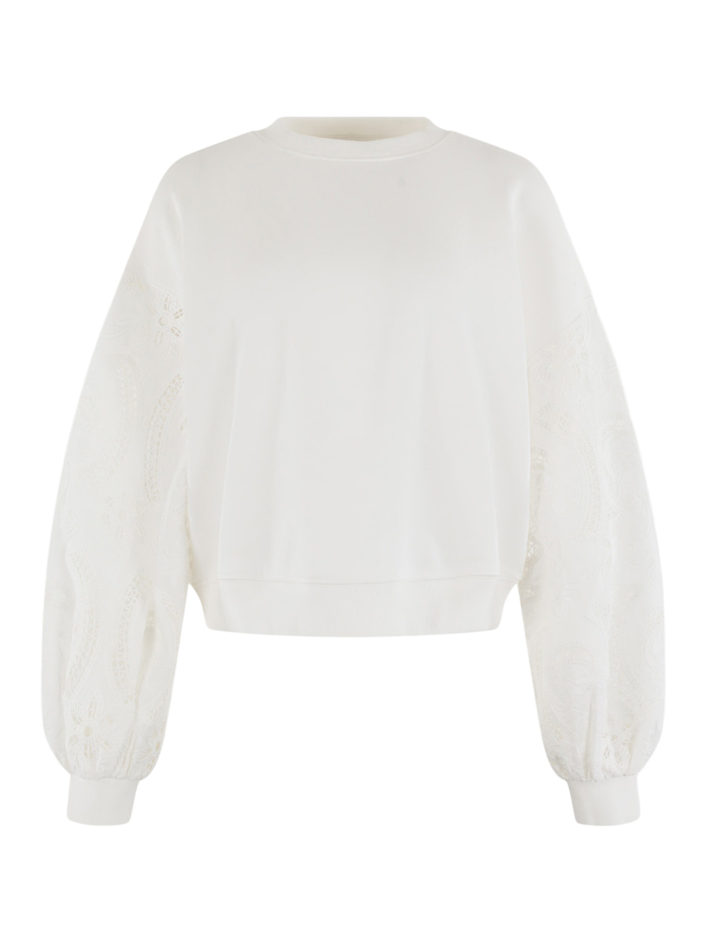 MSCW Sweatshirt 'Lacie' in White: front