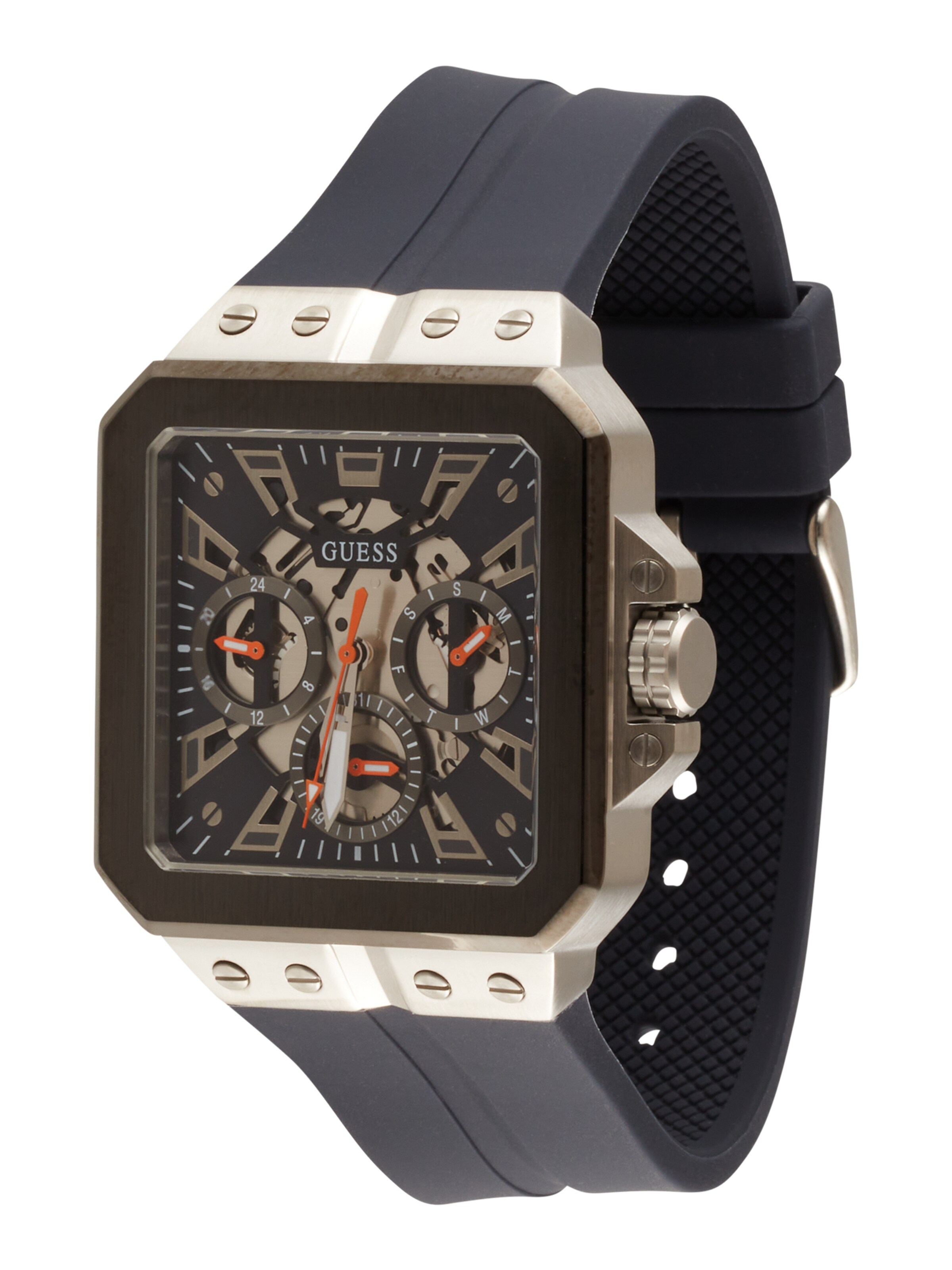 GUESS Analoguhr in Blau: Vorderseite