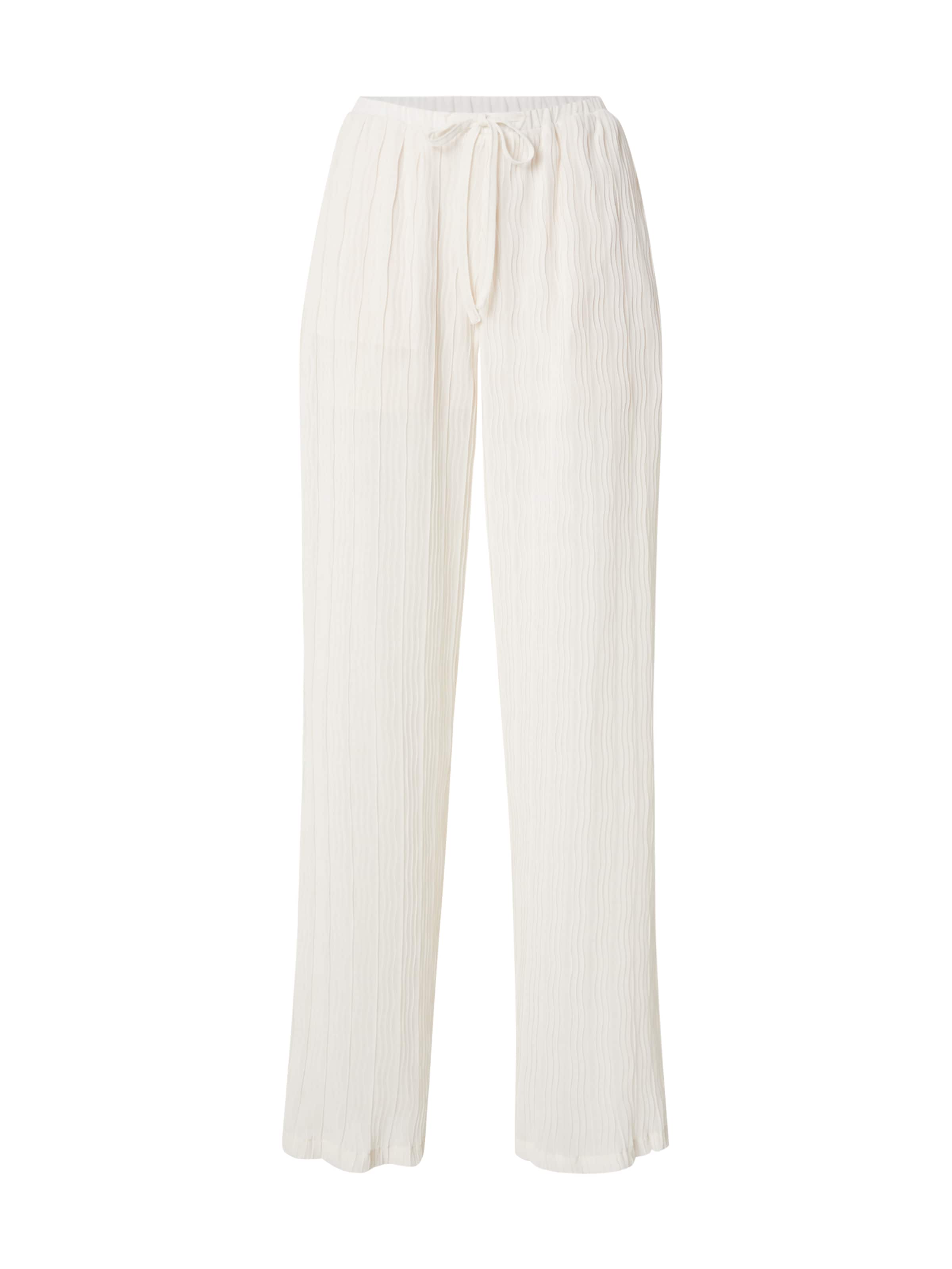 Regular Pantalon Sixth June en blanc : devant