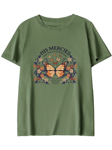 GORHEY Shirt 'Women's Summer Casual Cotton T-Shirt'‌‌‌‌‌‌ in Grün