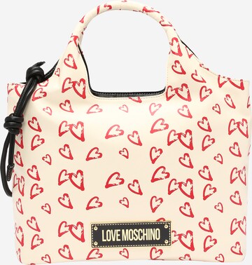 Love Moschino Τσάντα χειρός σε μπεζ: μπροστά