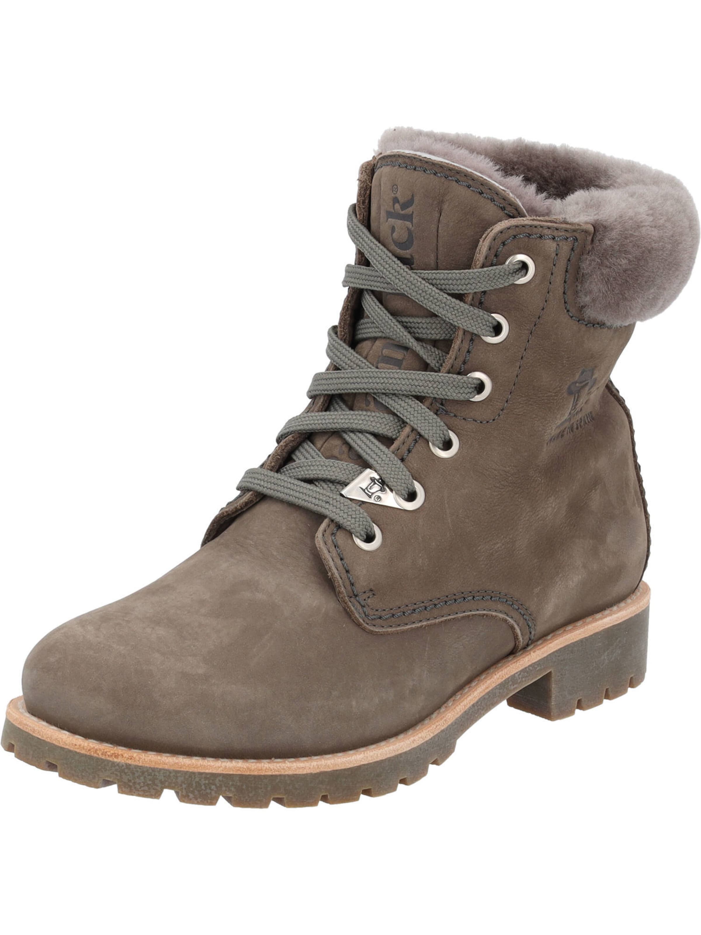 PANAMA JACK Lace-Up Ankle Boots 'Igloo' in Grey: front