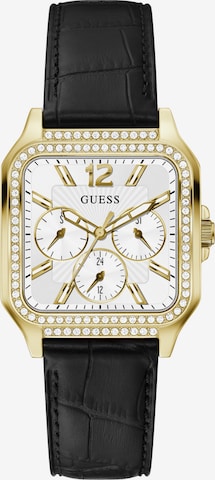 Orologio analogico 'Deco' di GUESS in nero: frontale