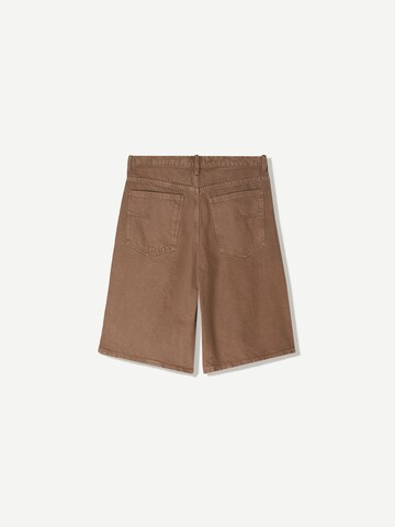 Bershka Baggy Jeans in Brown