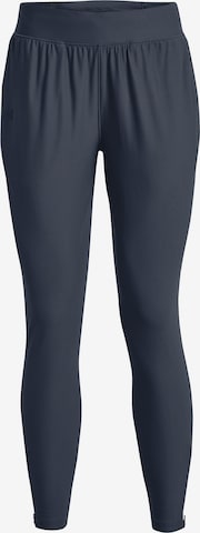 UNDER ARMOUR Skinny Sportbroek 'Qualifier Elite' in Grijs: voorkant