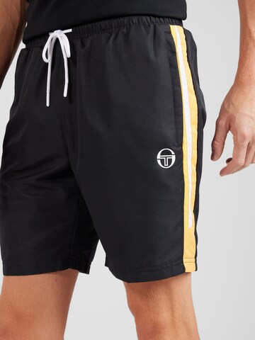 Sergio Tacchini Normalny krój Spodnie sportowe w kolorze czarny