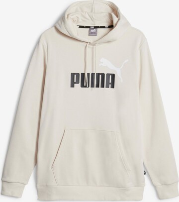 PUMA Athletic Sweatshirt 'ESS 2 Col Big' in White: front