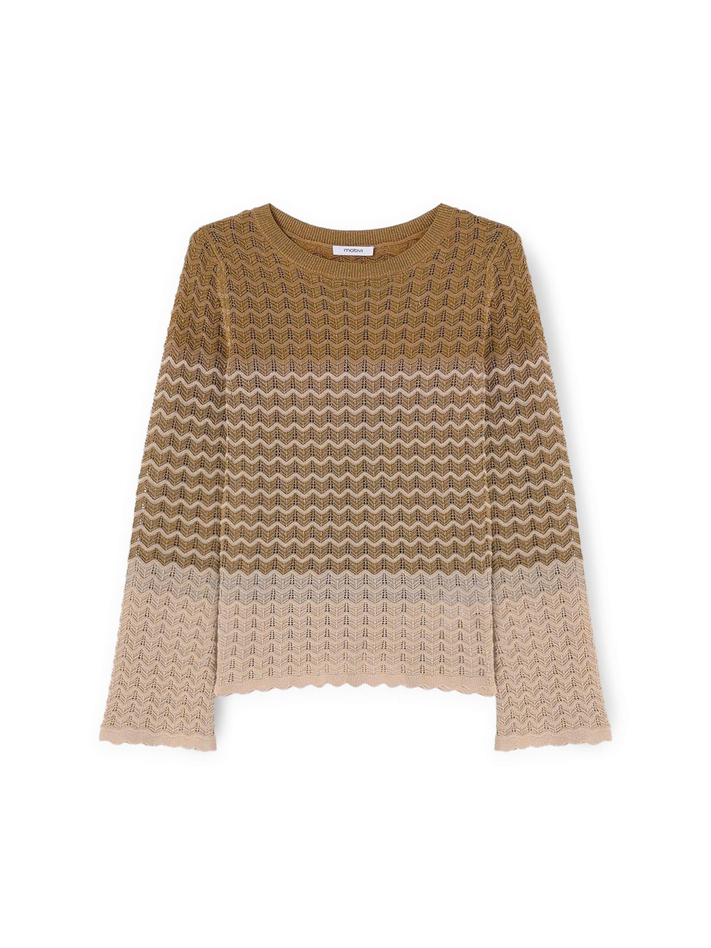 MOTIVI Sweater in Beige: front