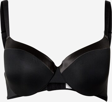 NATURANA T-shirt Bra in Black: front