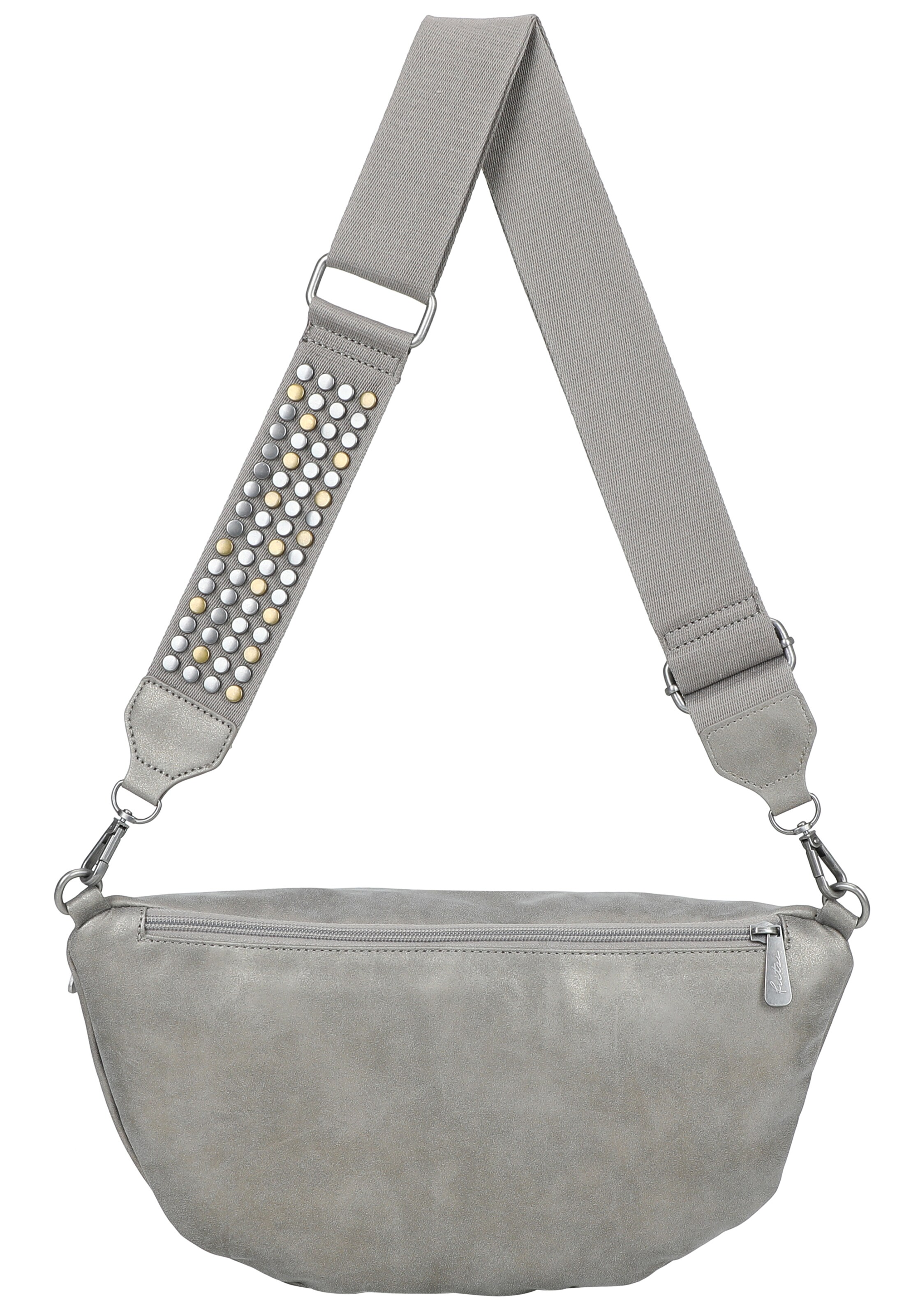 Fritzi aus Preußen Schoudertas 'Bum Bag Big Limited Rivet' in Grijs