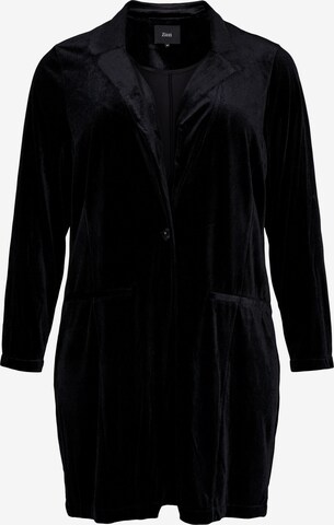 Zizzi Blazer 'Livia' i sort: forside