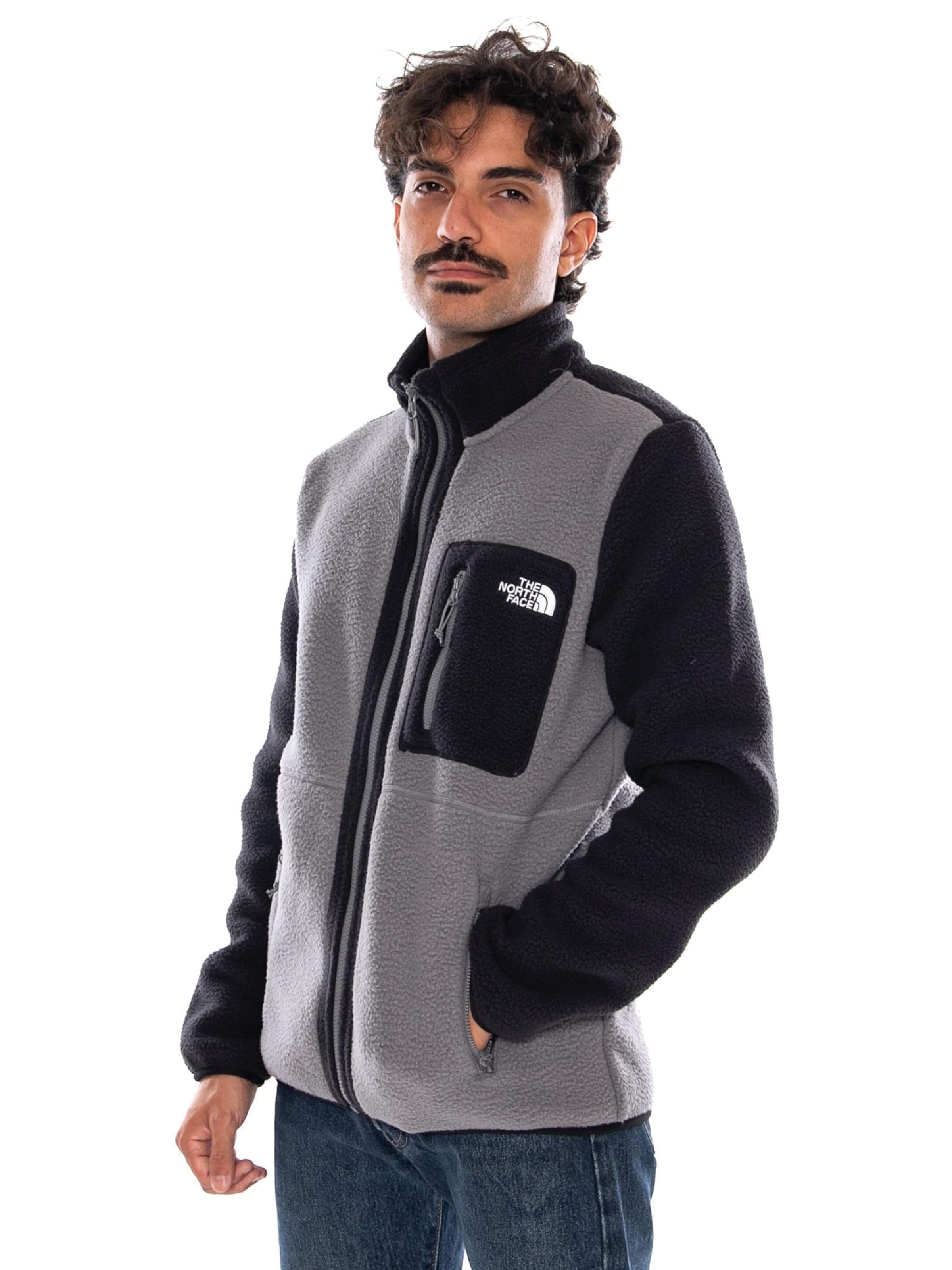 Giacca di felpa 'M YUMIORI FULL ZIP SMOKE PEARL' di THE NORTH FACE in grigio